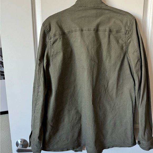 1822 Denim Utility Army Green Jacket - Picture 6 of 8